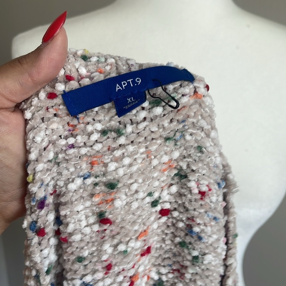 Apt 9 Women's Multicolor Knit Sweater XL - Picture 6 of 6